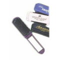 Folding Hair Brush w/ Plastic Bristles